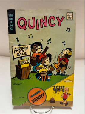 QUINCY R-05 with LITTLE GUY and HENRY 1973 comic book